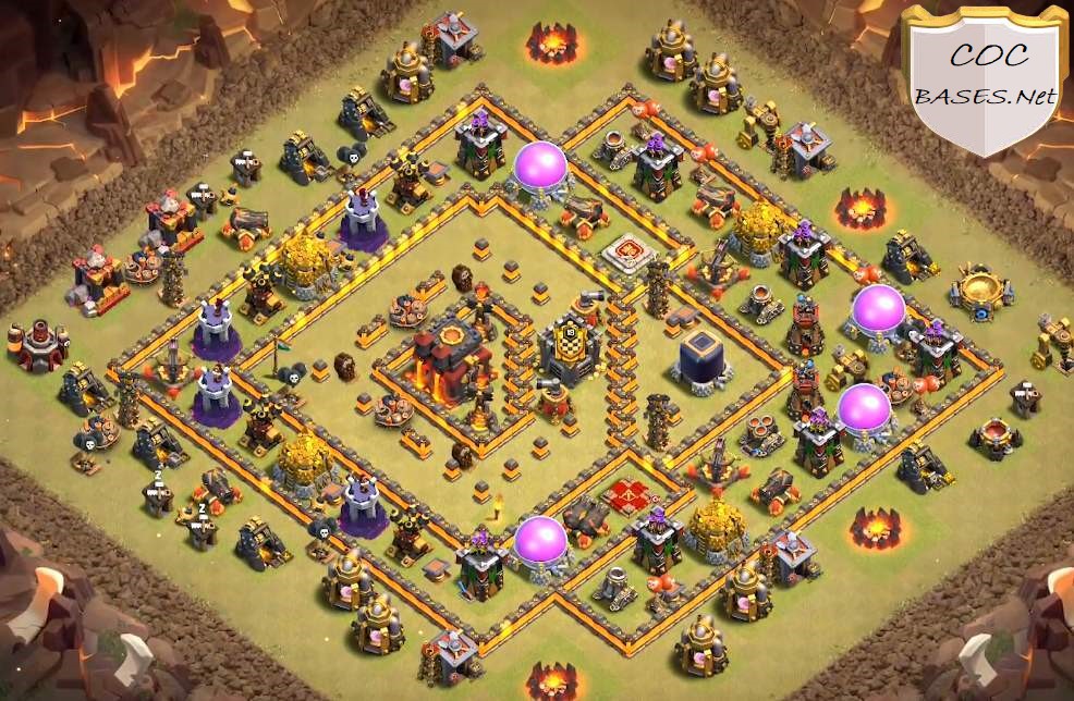 best th10 war bases