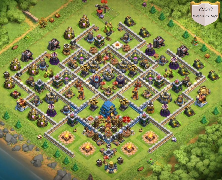 best th12 farming base links