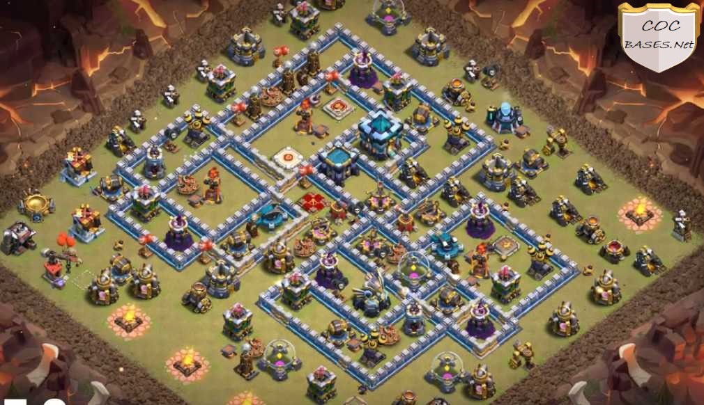 best th13 war base links