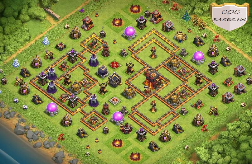 clash of clans th10 war layout link