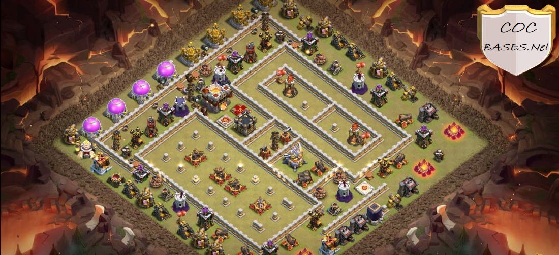 10 Best Th11 Hybrid Base Links 2022 Anti Everything Coc Bases