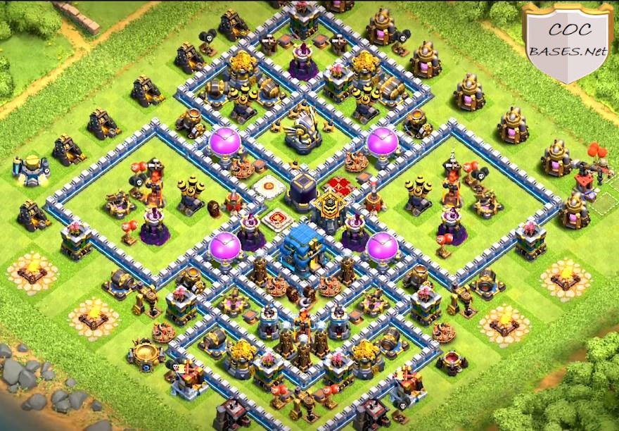 coc th12 hybrid base layout link