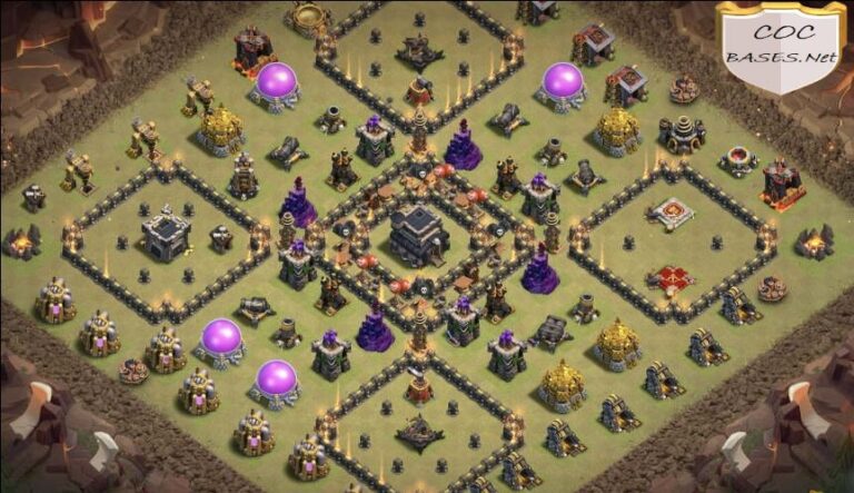 10 Best TH9 War Bases 2021 Copy Links - New War COC Bases TH9