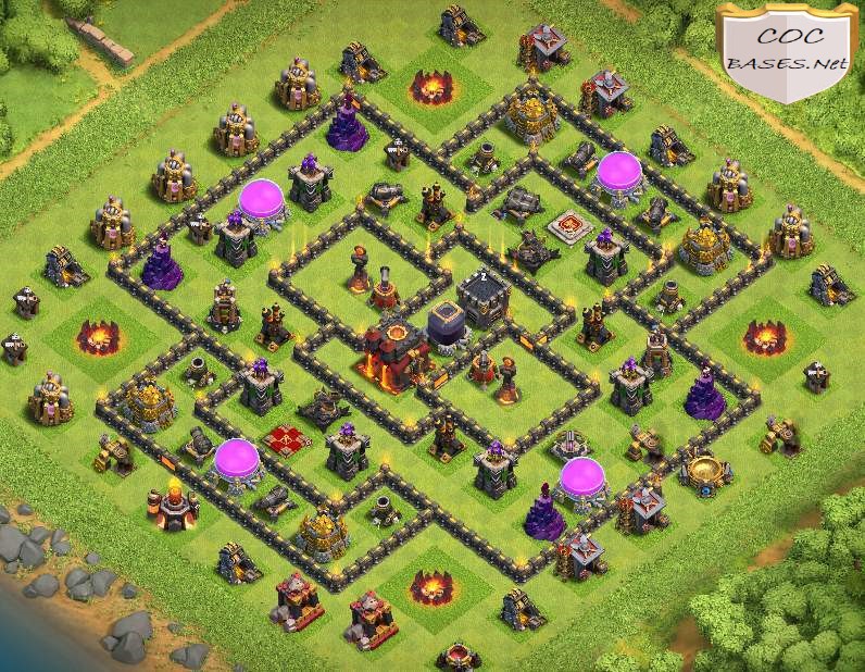 is for players who have fewer buildings to build the best th10 hybrid base ...