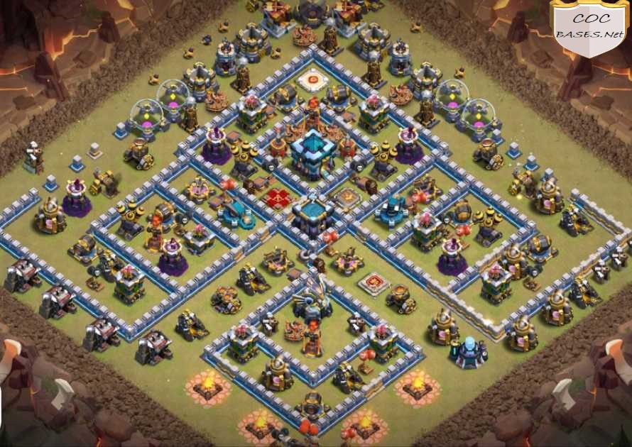 th13 war base anti 2 star