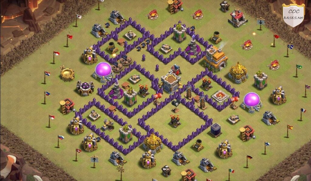 Best TH7 war Layout