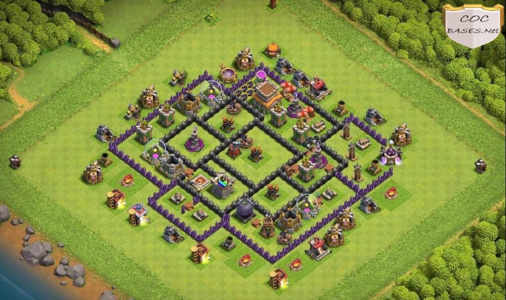 Best TH8 Trophy Layout