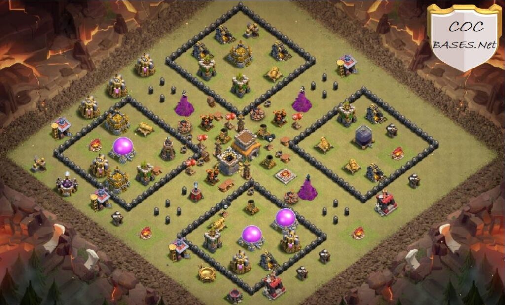 Best TH8 war Layout