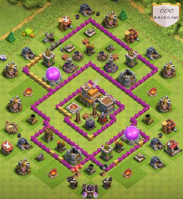 best th7 farming base links