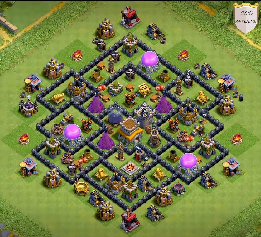 best th8 farming base links