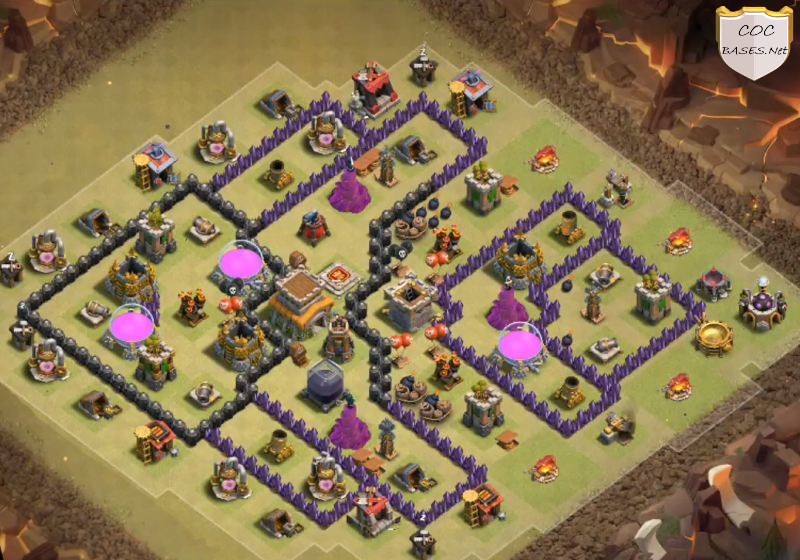 best th8 war base links