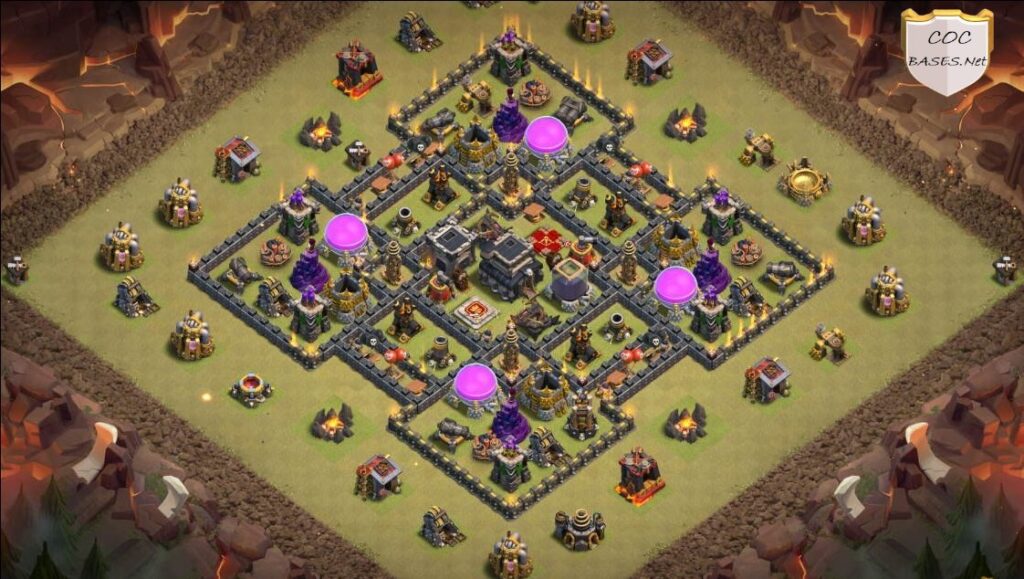 th8 war base anti 2 star