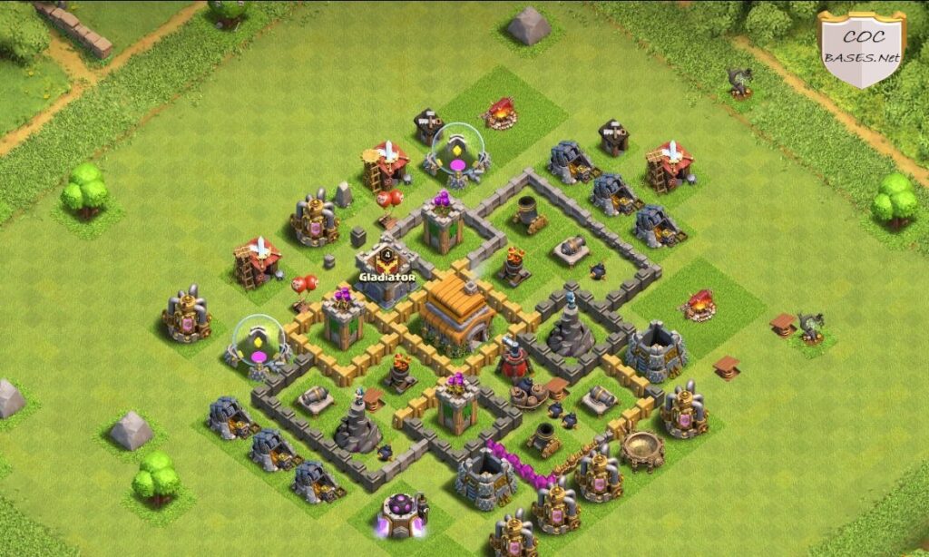 Best TH6 war Layout