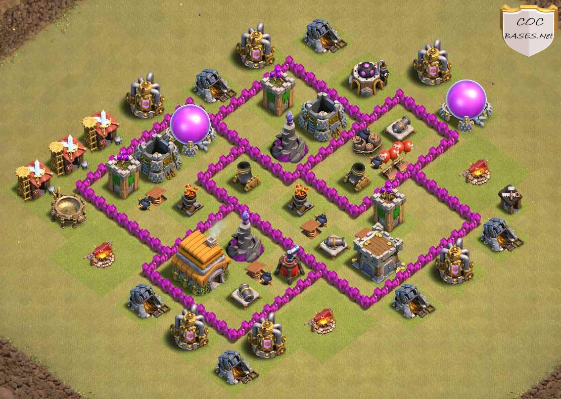 Best Town Hall 6 Base. 