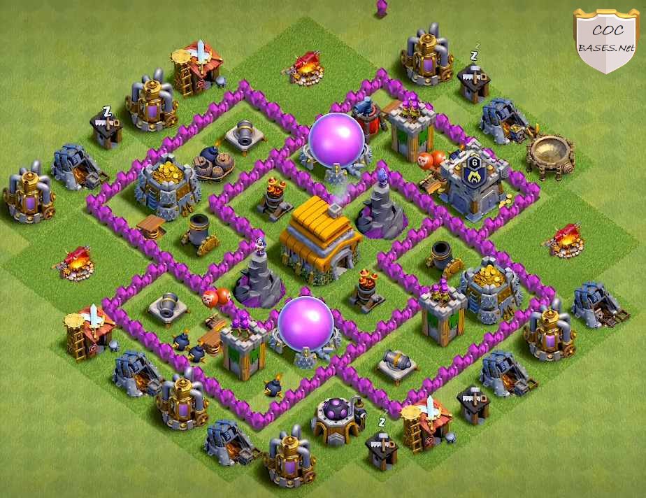 best th6 farming base links