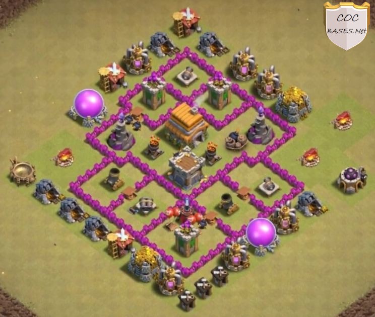 best th6 war base links