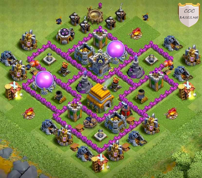 best townhall 6 farming bases