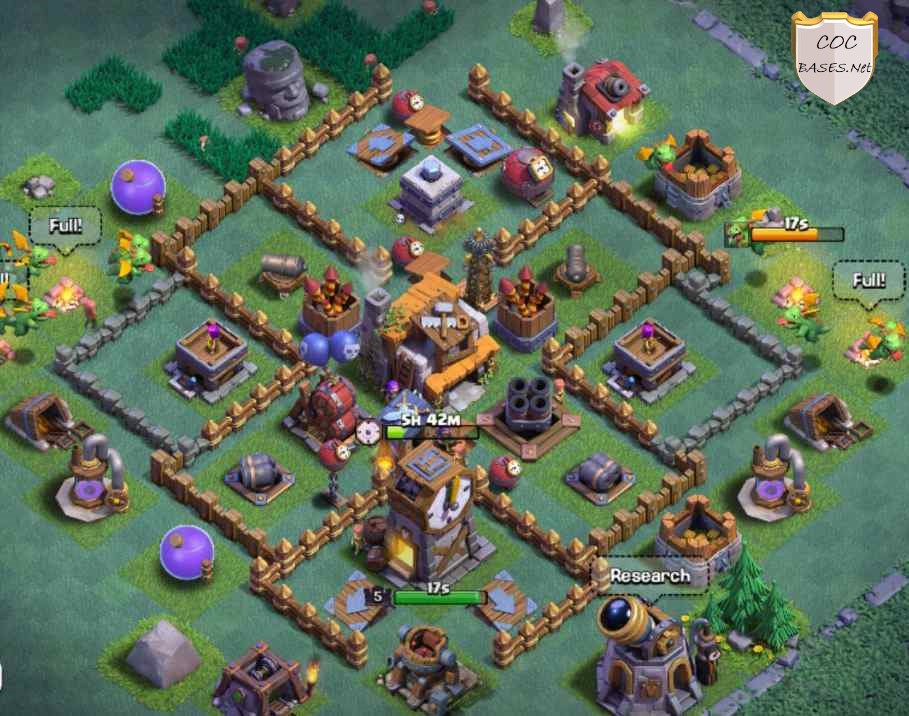 best coc builder base