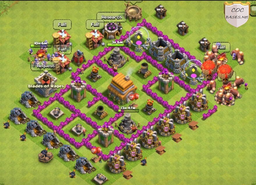 farming th6 base link