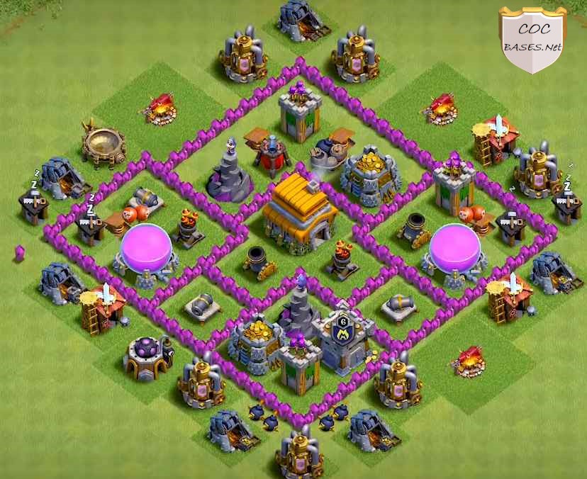 level 6 farming base link anti 3 stars