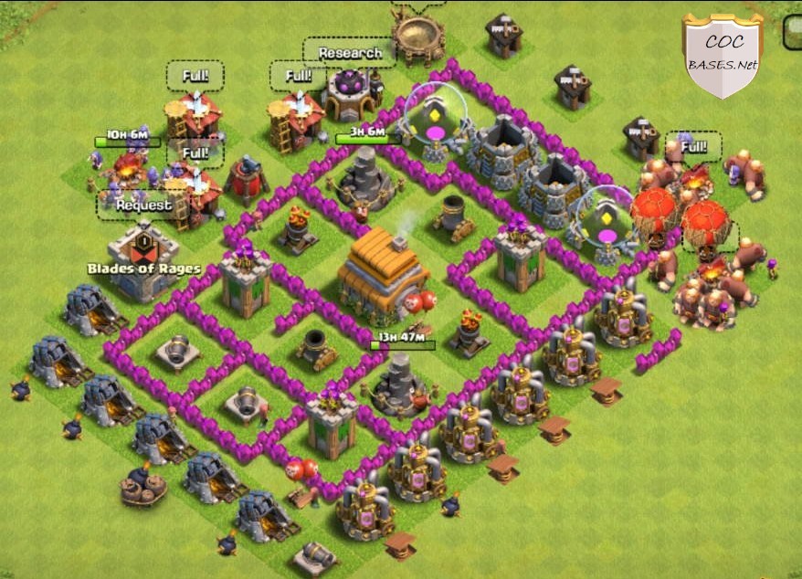 th6 war base anti 2 star