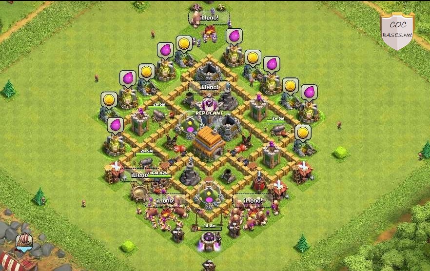 10 Best TH6 War Base Links 2022 (Anti 3 Stars) COC Bases