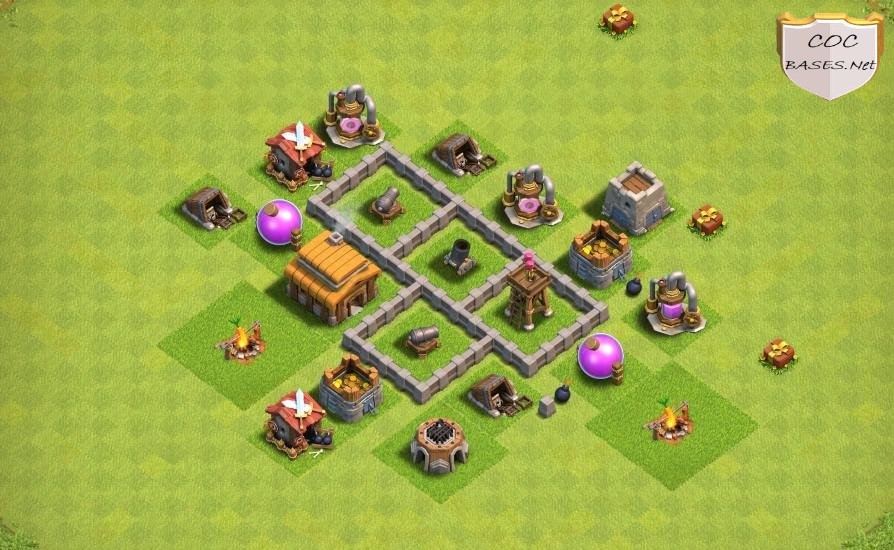 th3 war base anti 2 star