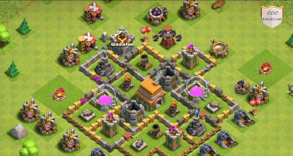 best th4 farming base links