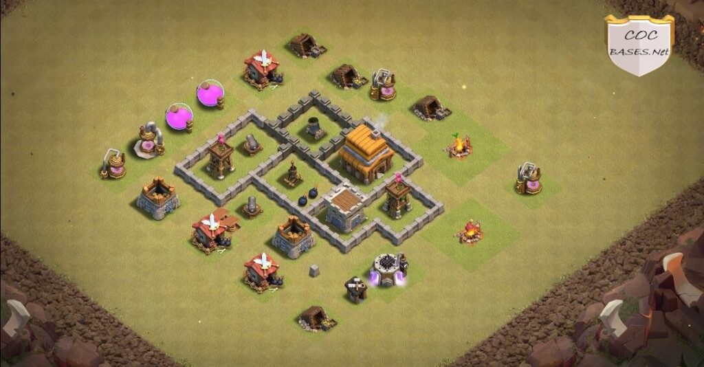 best townhall 4 hybrid base