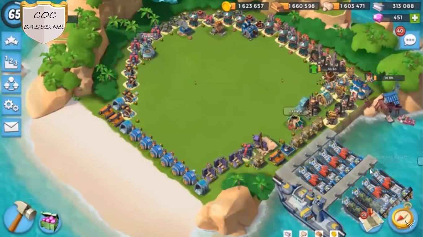 10+ Best Boom Beach HQ 18 Layouts 2024