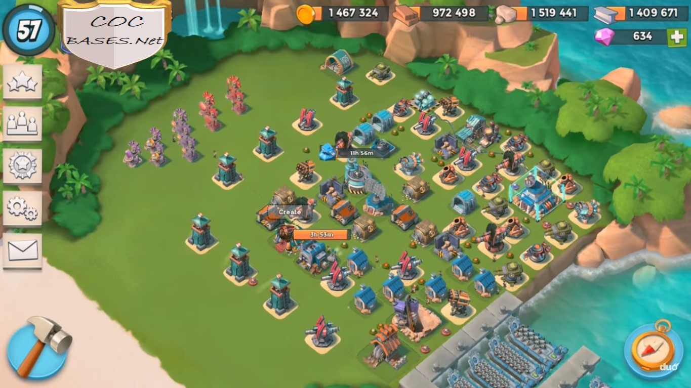 10 Best Boom Beach HQ 20 Layouts 2024