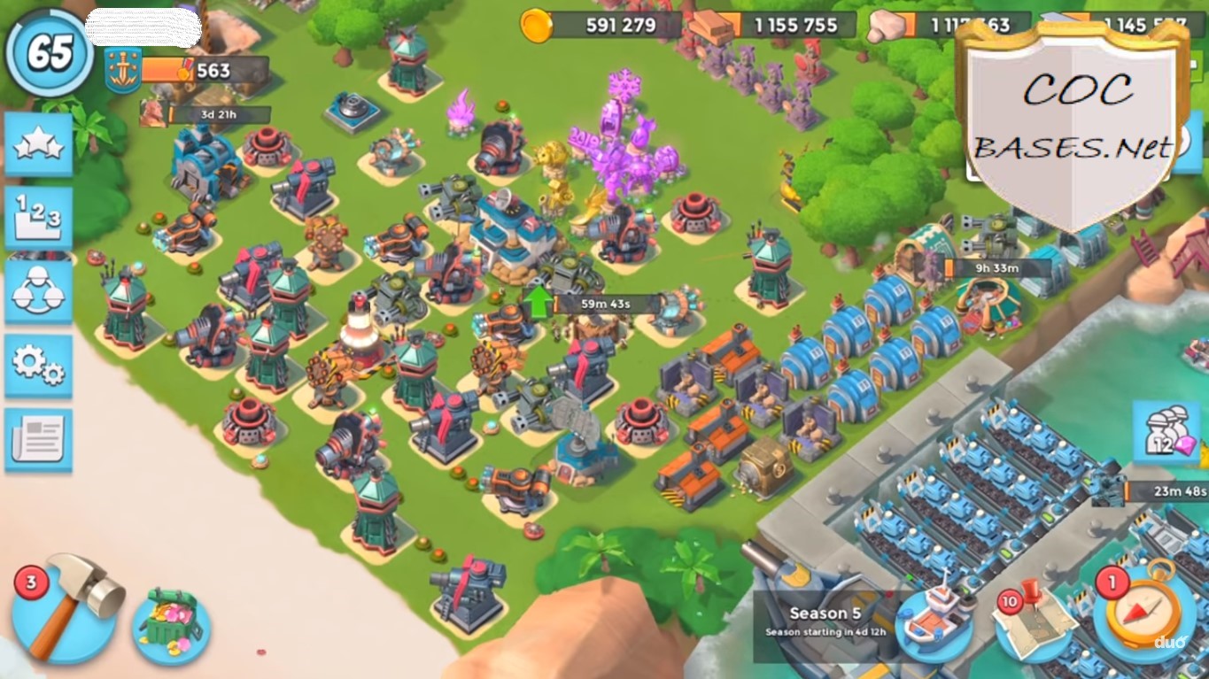 10 Best Boom Beach HQ 23 Layouts 2024
