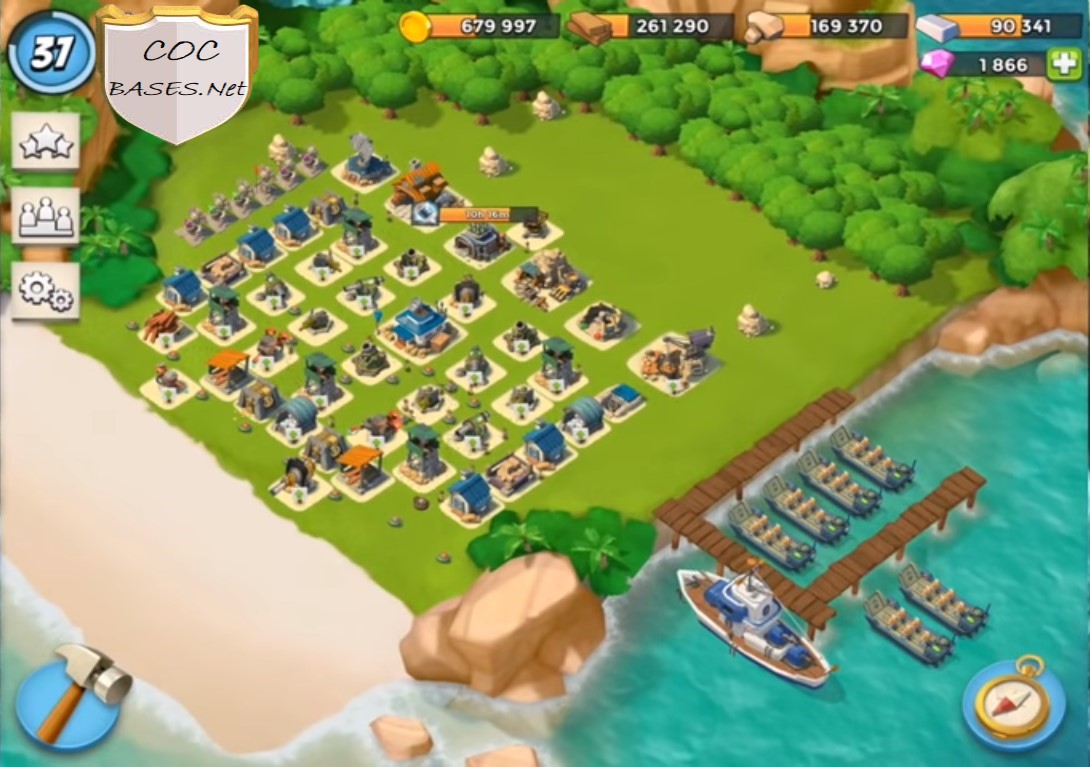 10+ Best Boom Beach HQ 14 Layouts 2025 - cocbases.net