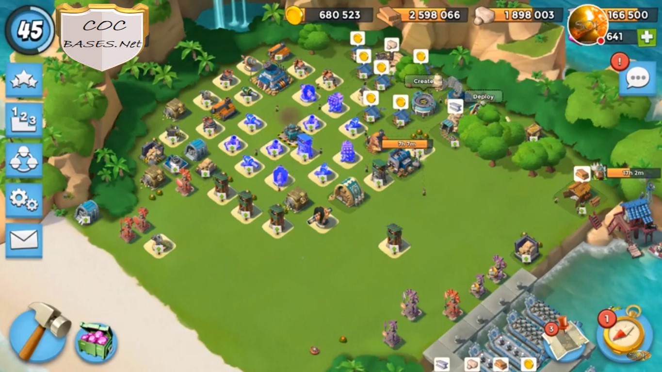 10+ Best Boom Beach HQ 17 Layouts 2024