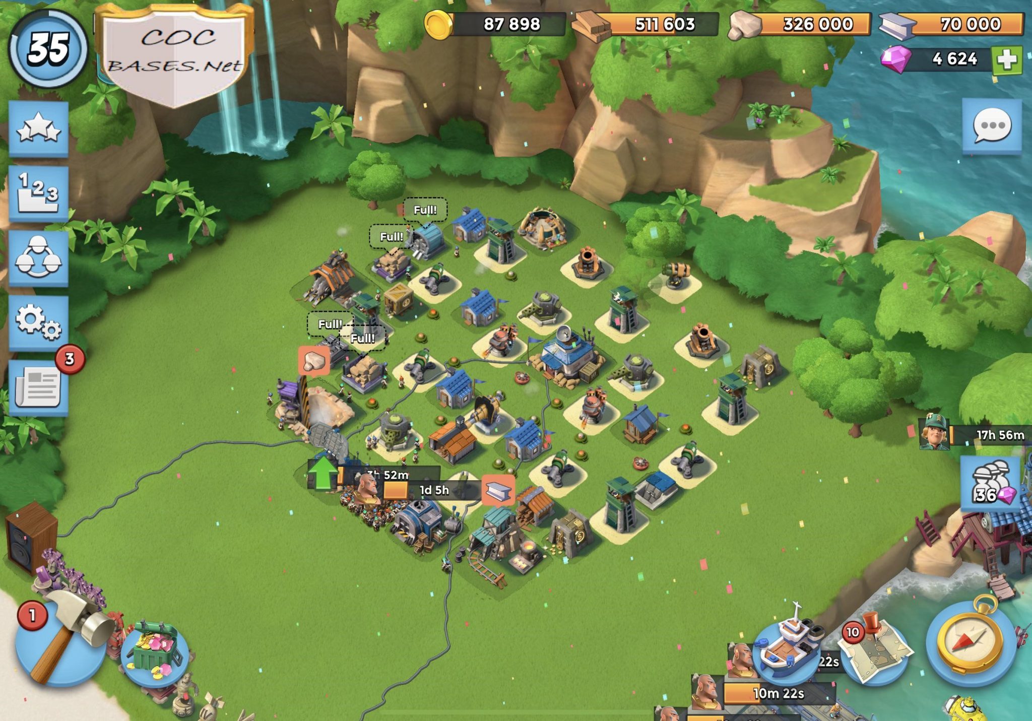 10+ Best Boom Beach HQ 13 Layouts 2024