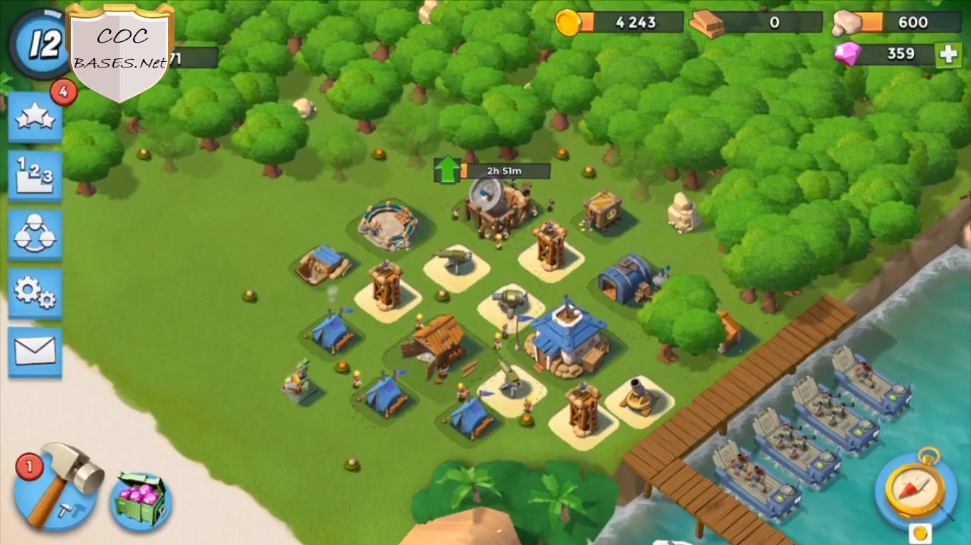 10+ Best Boom Beach HQ 6 Layouts 2024