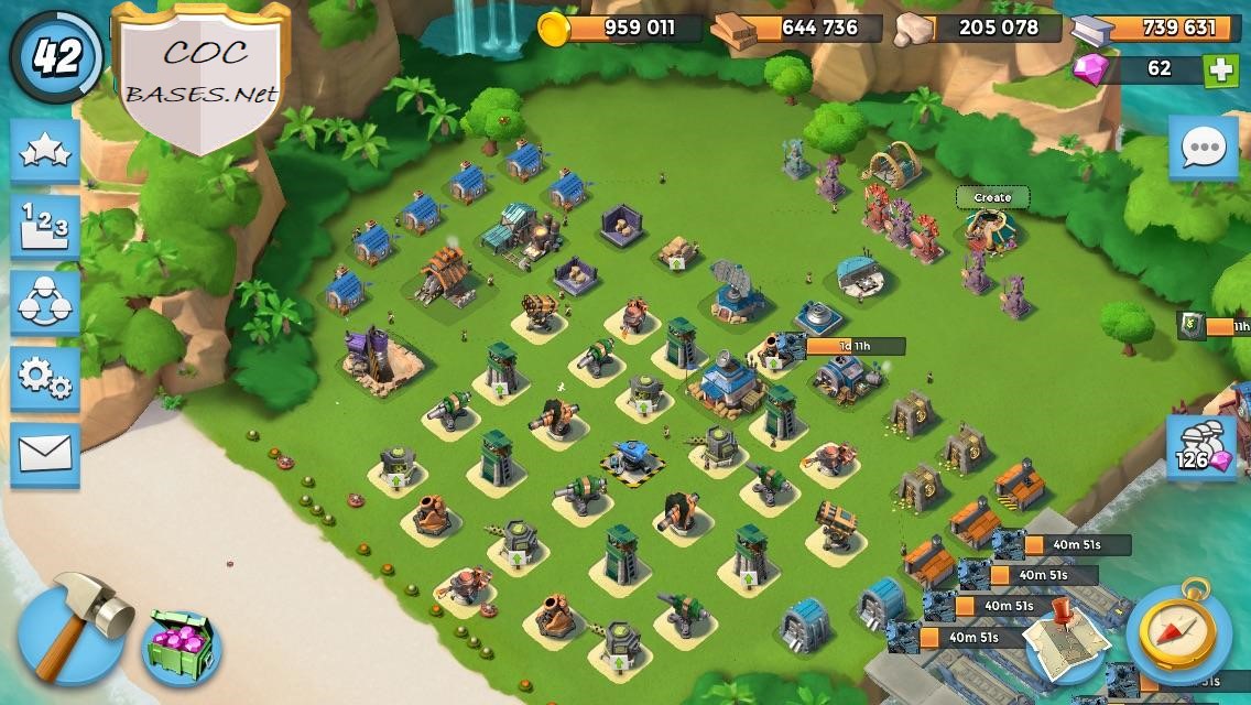 10+ Best Boom Beach HQ 16 Layouts 2025 - cocbases.net