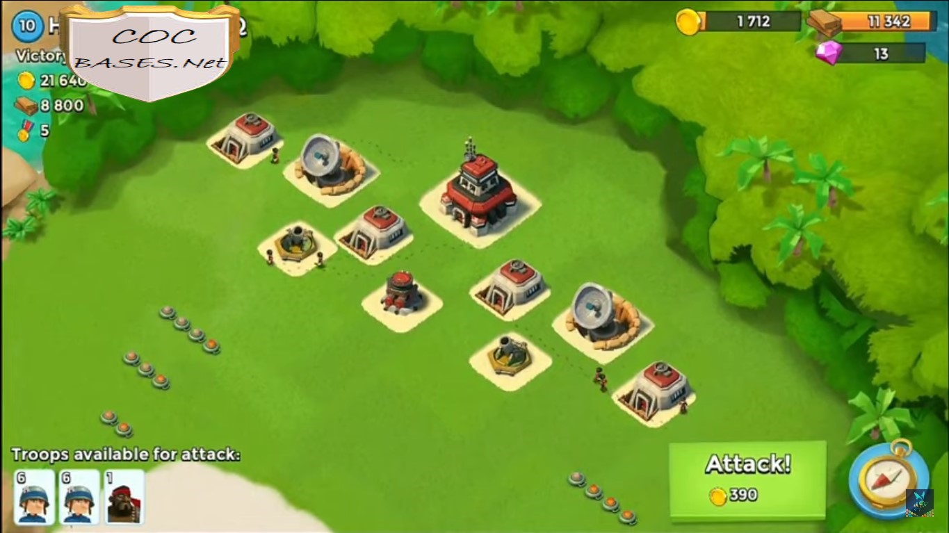 10 Best Boom Beach HQ 1 Layouts 2024