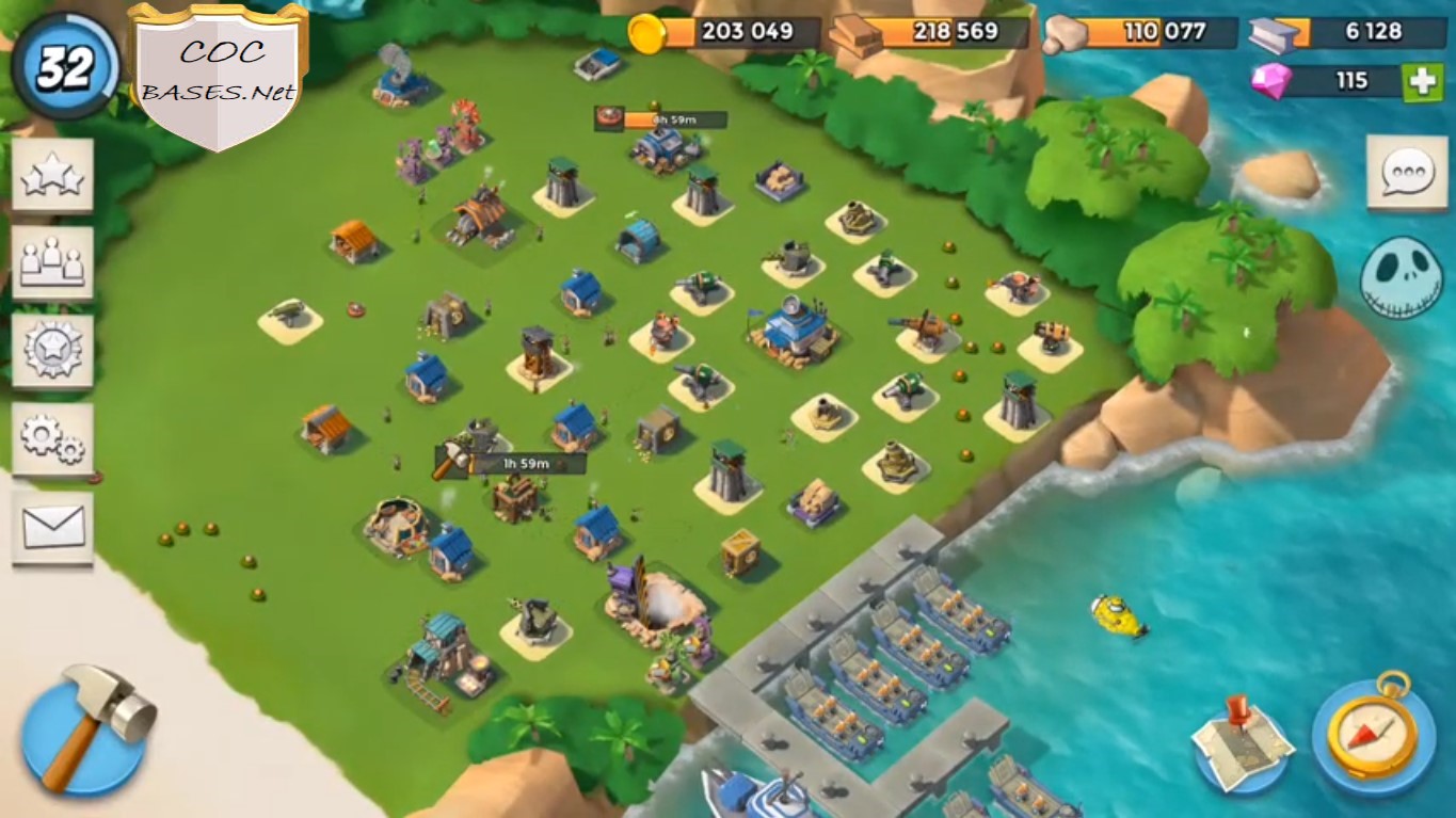 10+ Best Boom Beach HQ 13 Layouts 2024