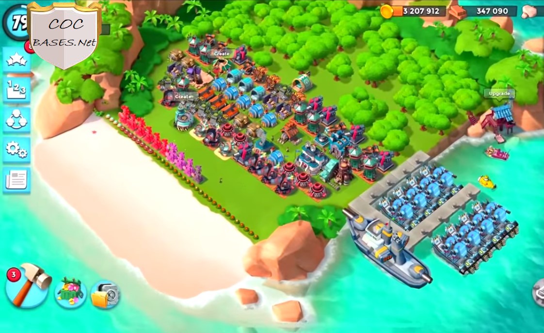 10 Best Boom Beach HQ 24 Layouts 2025 - cocbases.net