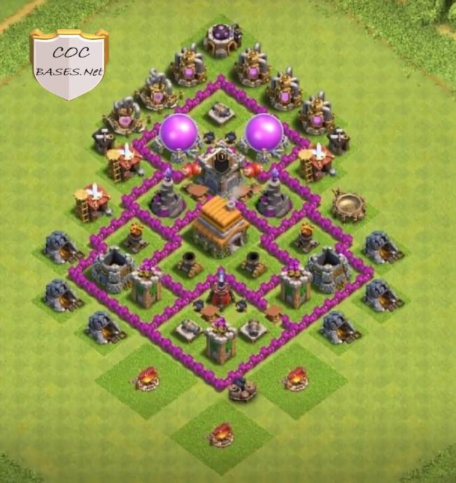 Anti 1 Star Town Hall 6 Layout with Download Link