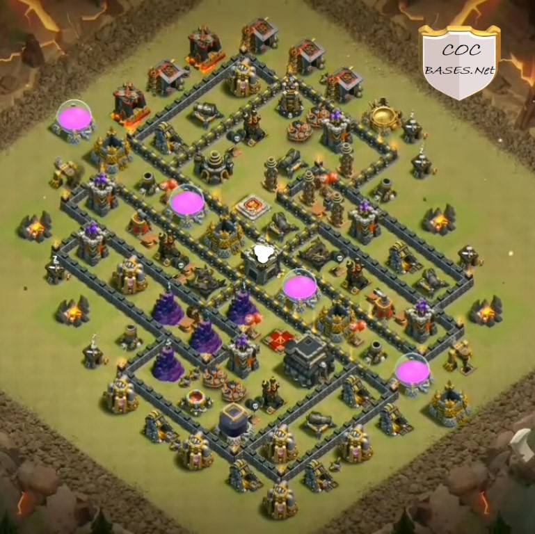 Anti 1 Star Town Hall 9 Layout with Download Link