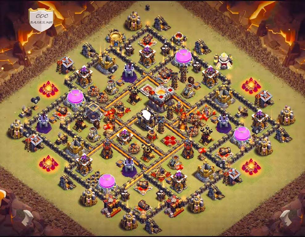 Best Town Hall 10 Layout Anti GoWiPe