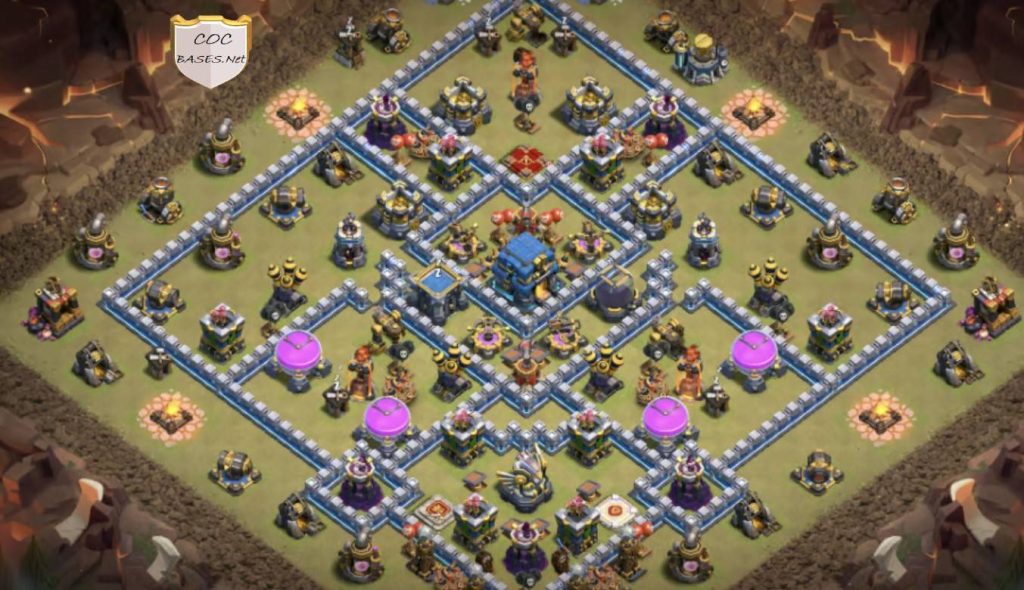 Best th12 farming Base Anti 3 Stars