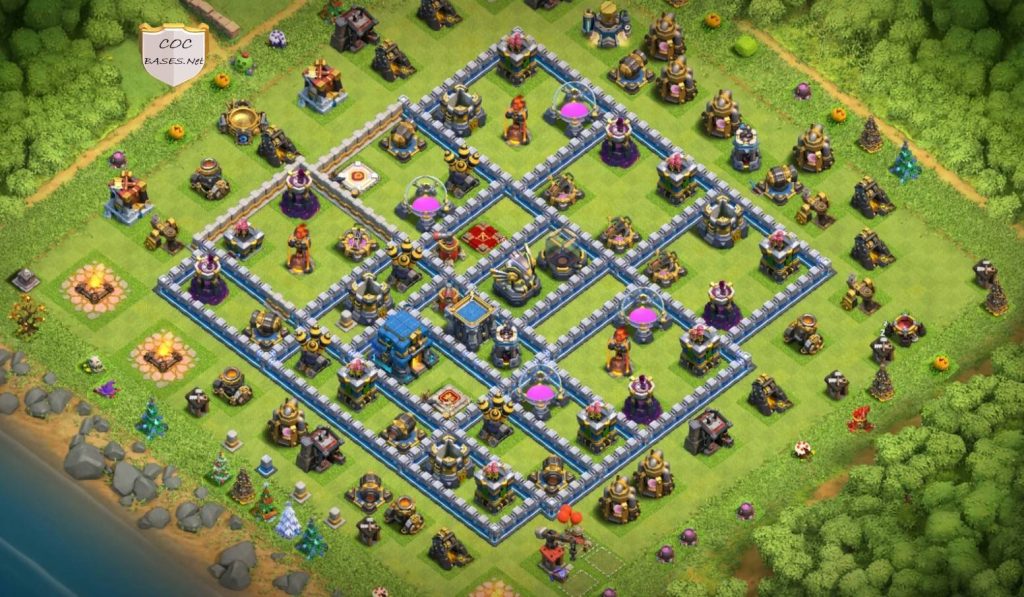 Best th12 hybrid Base Anti 3 Stars