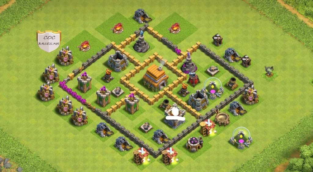 Best th6 farming Base Anti 3 Stars