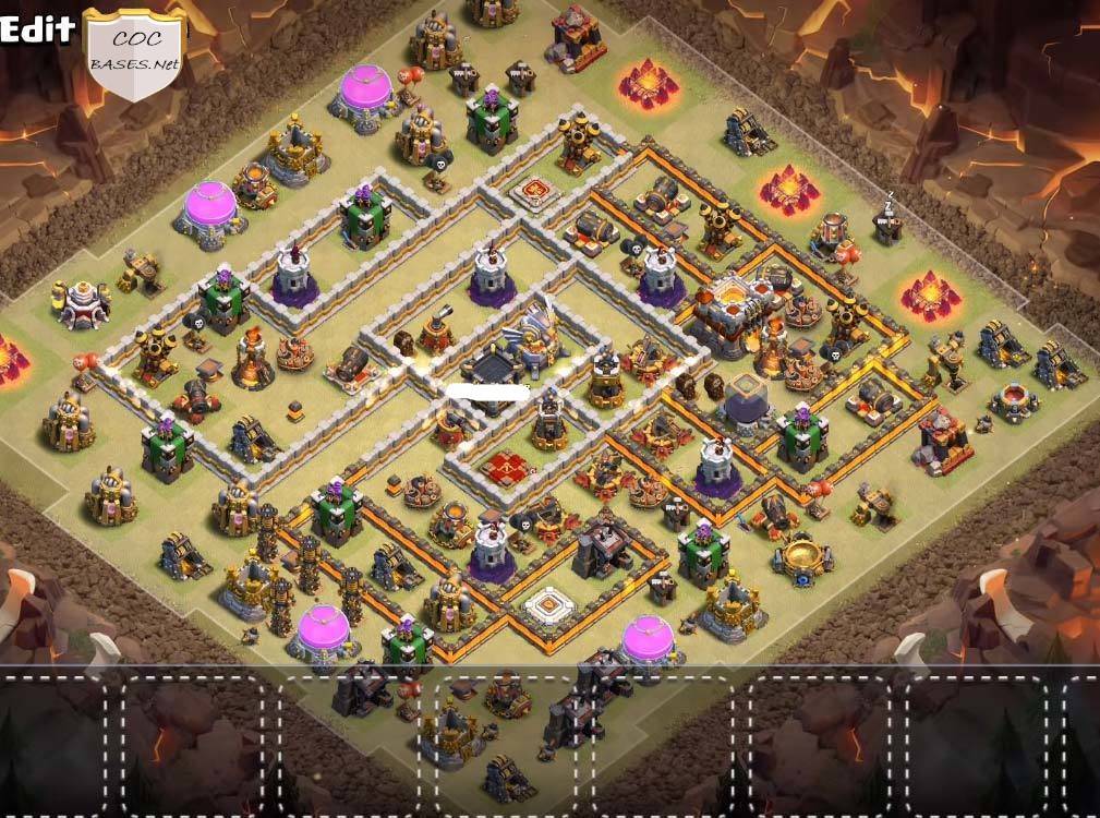 COC Anti 2 Star Town Hall 11 Base Link