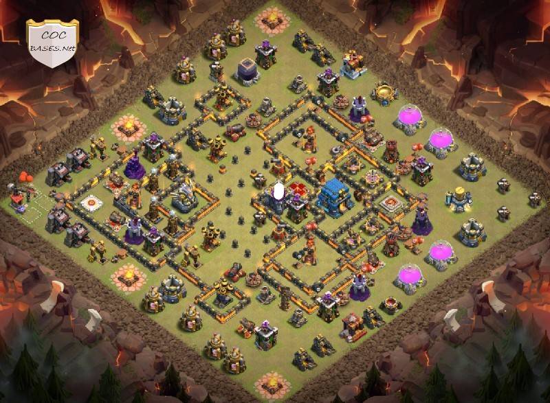 COC Anti 2 Star Town Hall 12 Base Link