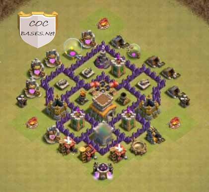 COC Anti 2 Star Town Hall 5 Base Link