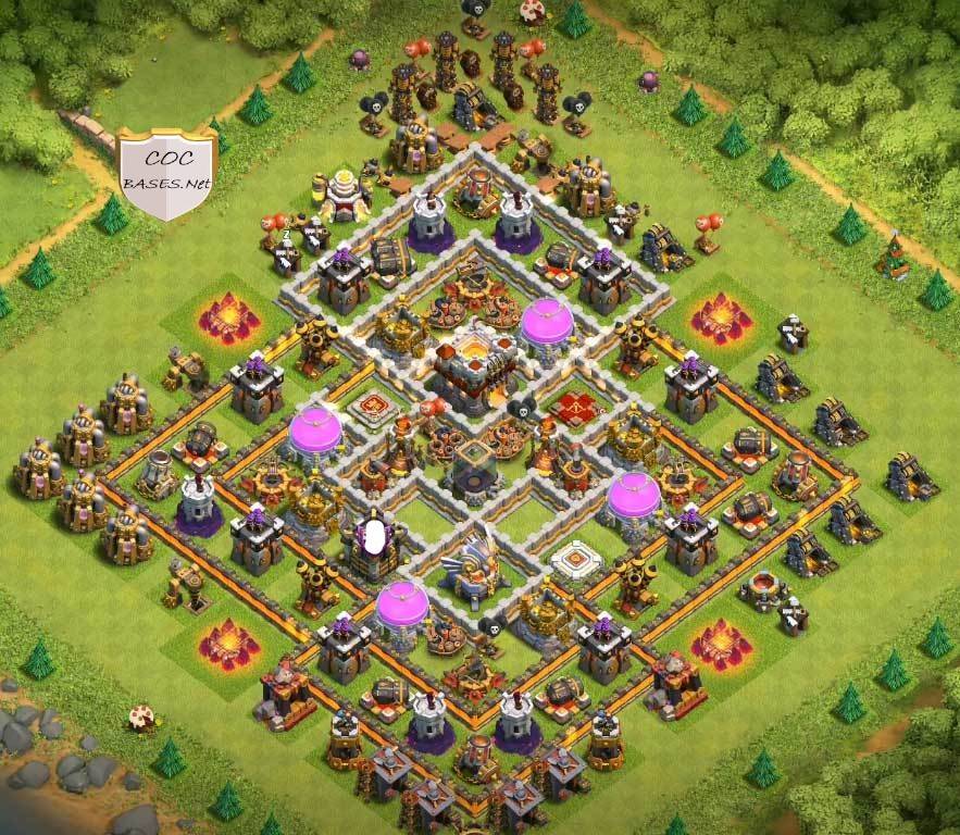 COC Level 11 farming Base Links Anti Everything